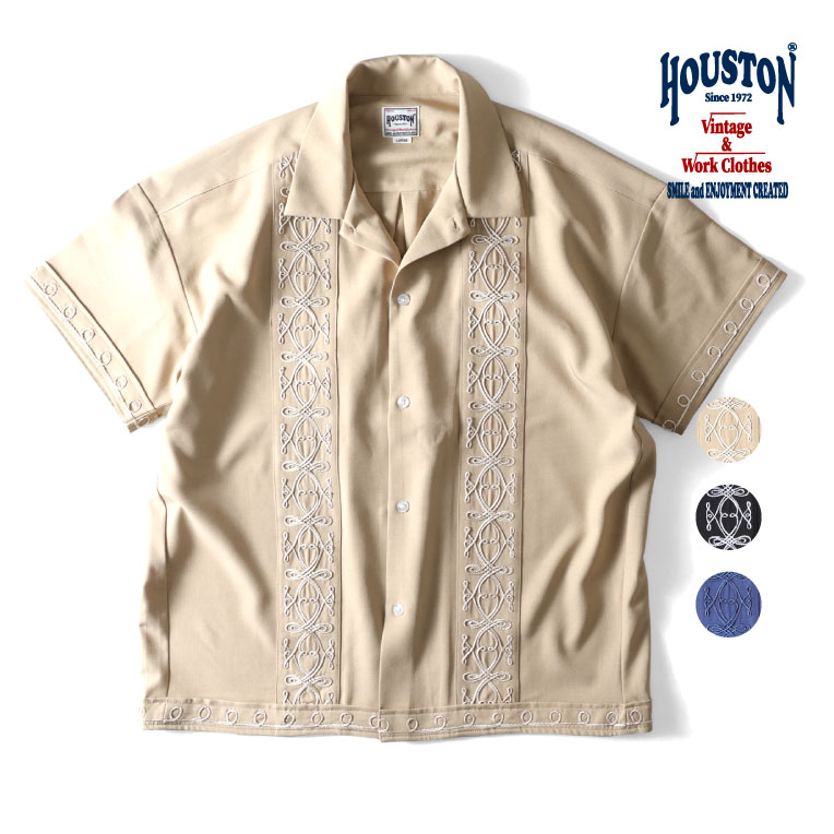Houston リネン キューバシャツ 半袖 オープンカラー M ヒューストン 楽天市場】HOUSTON 【ヒューストン】 コットンリネンキューバ