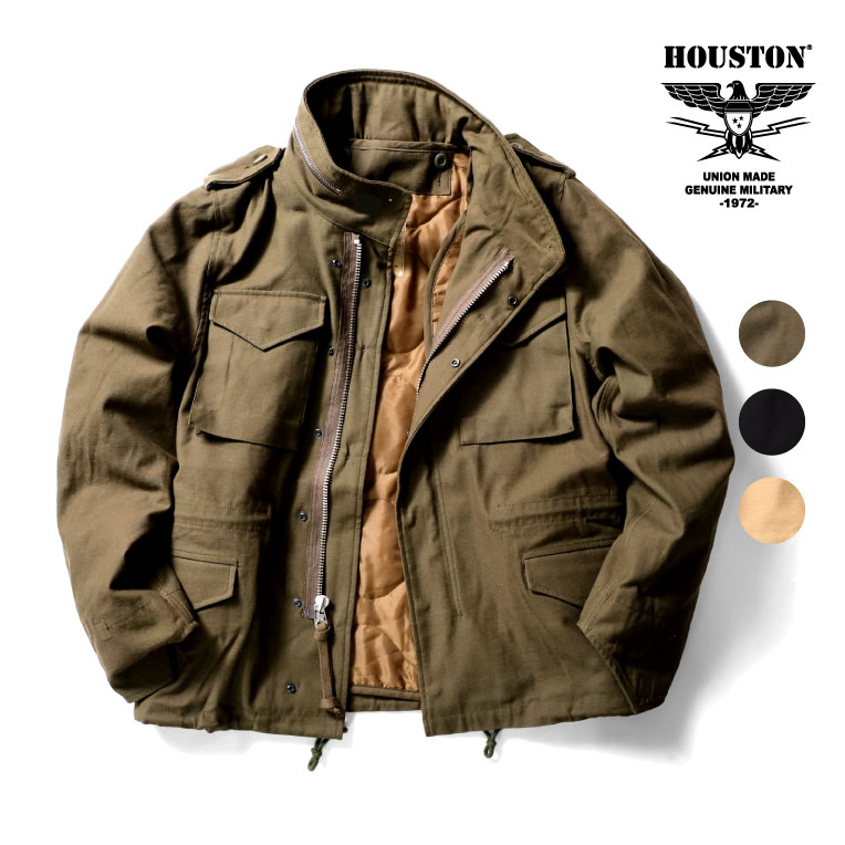 楽天市場】HOUSTON / ヒューストン 50317 N-3B FLIGHT JACKET / N-3B フライトジャケット -全3色- メンズ  レディース ミリタリー MILITARY ストリート ファー リアルファー アメカジ 防寒 フード アウター 中綿 大きいサイズ フリース 起毛 防寒  秋冬 無地[50317 ...