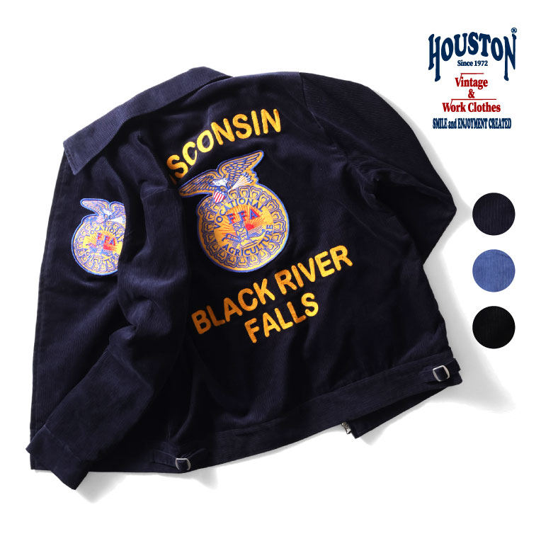 楽天市場】HOUSTON（ヒューストン） CORDUROY EMBROIDERY JACKET (FFA