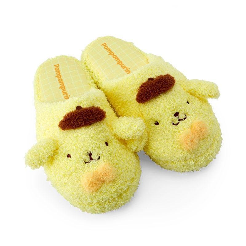 ポムポムプリン プレミアム フェイス ルームシューズ ぬいぐるみ スリッパ 2411110005_1.jpg