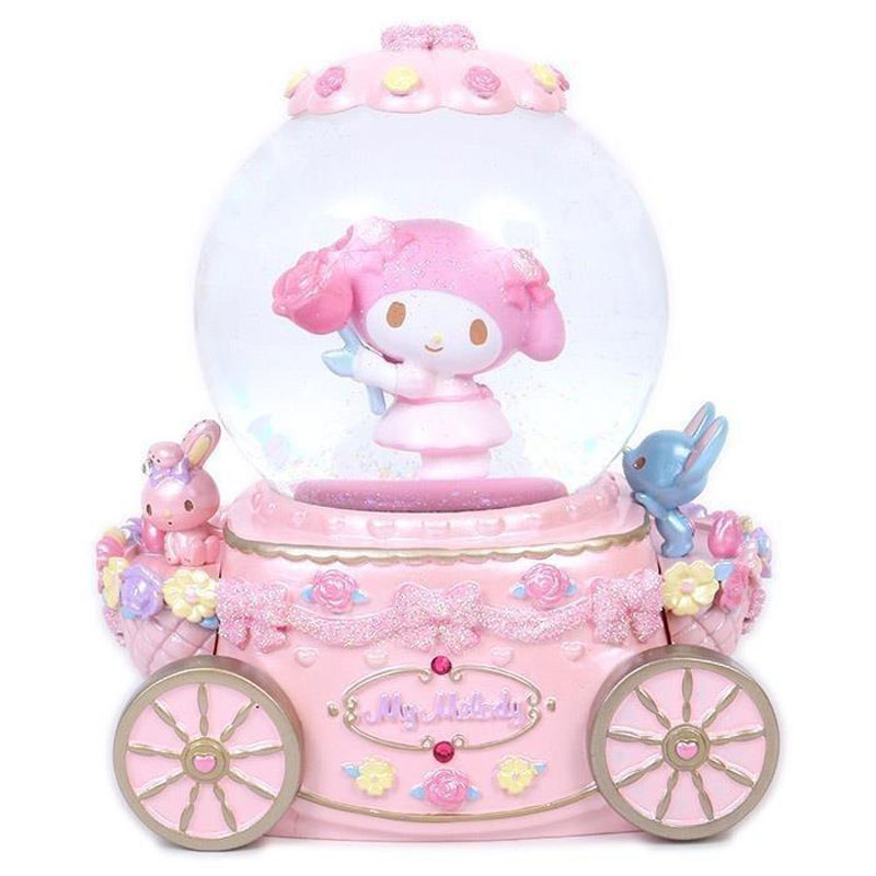 サンリオスノードーム スノーグローブ　2017キティ　マイメロディ　シナモロール マイメロディ スノーグローブ S スノードーム ラメ入り クリスマス 冬
