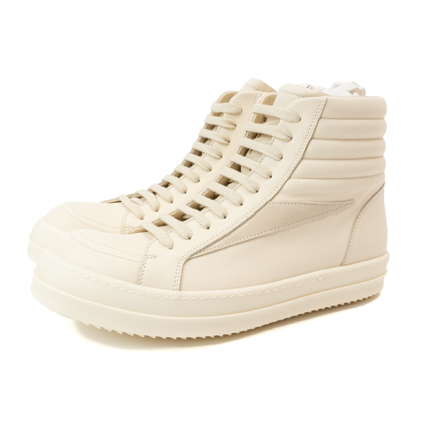 Rick Owens グレー コットン スニーカー ハイカット レディース RICK OWENS - リック オウエンス | STORY 公式通販 - オンライン