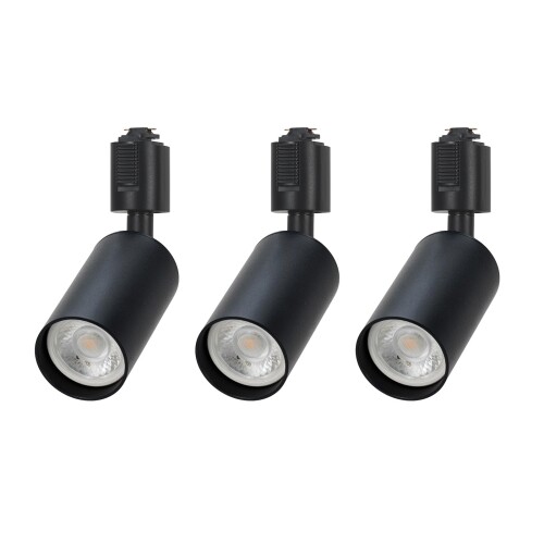 智光電気 スポットライト E11口金 ダクトレール用 黒｜角度調整可｜北欧風｜電球別売り （3個セット）