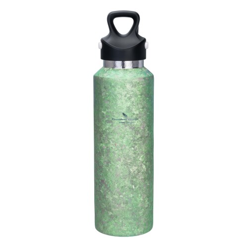 Boundless Voyage チタン 水筒 ボトル 真空断熱 保温保冷 魔法瓶 600ml 軽量 丈夫 錆びない 抗菌 水筒 ワンタッチオープン ボトル 自転車マグボトル 登山 水筒 日常使用 アウトドア キャンプ用 T