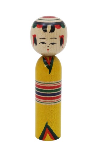 楽天市場】南部系 伝統こけし キナキナ坊 5寸 約15cm こけし 田山和泉