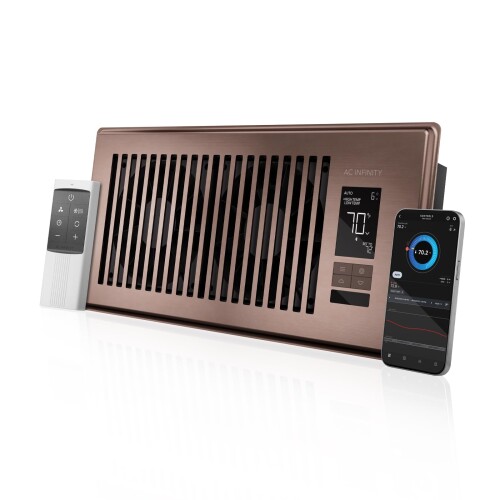 AC Infinity AIRTAP T4 サーモスタット取り締まる付き添い人 静音 金銭登録器 ブースター気違い 暖める 冷やかす AC ベント 4x10inの金銭登録器大広間に申し合わせ