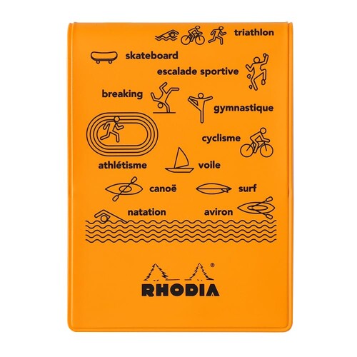 【楽天市場】ロディア PVCカバー フランセ vol.2 No.11(A7) オレンジ (ブロックRHODIA オレンジ1冊付き