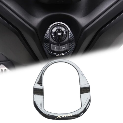 FOR XMAX300 XMAX 300 xmax300 2023 2024 2025 オートバイ用ステンレス製イグニッションキースイッチ保護カバー、装飾カバー、電動ドアロックカバー キーシリンダーカバー (ブラックチタン) 4,393円