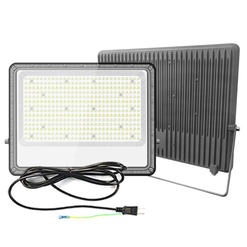 HIKARI LED写真用照明 500W やり方灯 室外 IP67雨合羽 420心付け 昼光色 6500K 極薄 85～265V 省エネ 軽さ 貼り出し パーキング場 バス発着場 工事用点火装置 どしゃ降り相応う 1個「A-CBD-FA-LED」