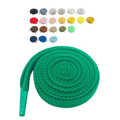 スニーカー シューレース 靴ひも 石目平 90-200cm 豊富なカラーバリエーション幅6mm9mm 6-10穴以上対応 しっかりとした石目織靴 日本製画像