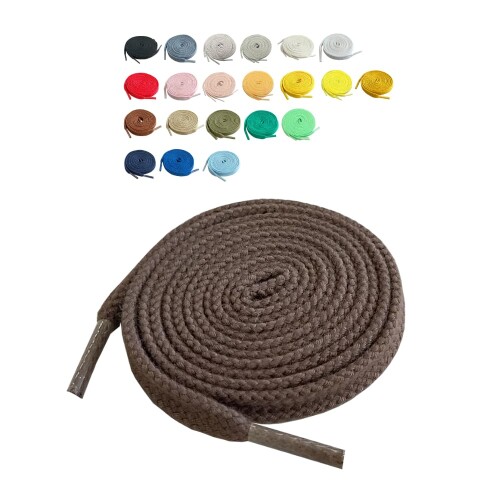 スニーカー シューレース 靴ひも 石目平 90-200cm 豊富なカラーバリエーション幅6mm9mm 6-10穴以上対応 しっかりとした石目織靴 日本製画像