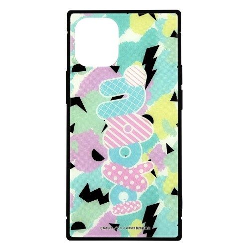 バンダイ WAVE〜サーフィンやっぺ〜 iPhone12 mini(5.4インチ)対応 スクエアガラスケース 木戸ナオヤ BWSY-02F画像