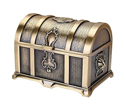 楽天市場】宝箱 レトロ 宝石箱 小物入れ 収納 アンティーク