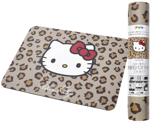 楽天市場】珪藻土 バスマット おしゃれ ハローキティ W45×H35×厚み0.9