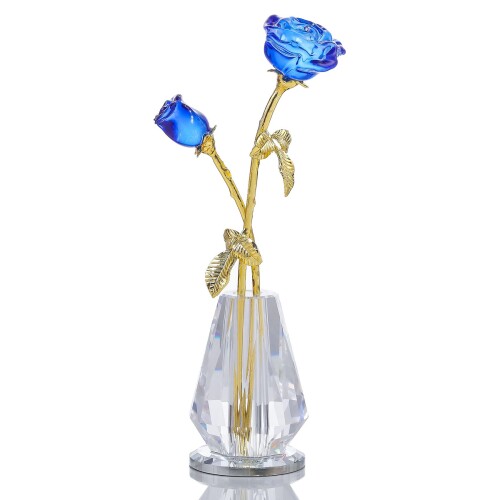 Kertari 母親 誕生日プレゼント 花 女性 人気 k9 クリスタル 造花 インテリア バラ花 枯れない花 薔薇 ギフト 母の日 結婚祝い 記念日 ホワイトデー クリスマス 退職 お祝いに適用 母 妻 彼