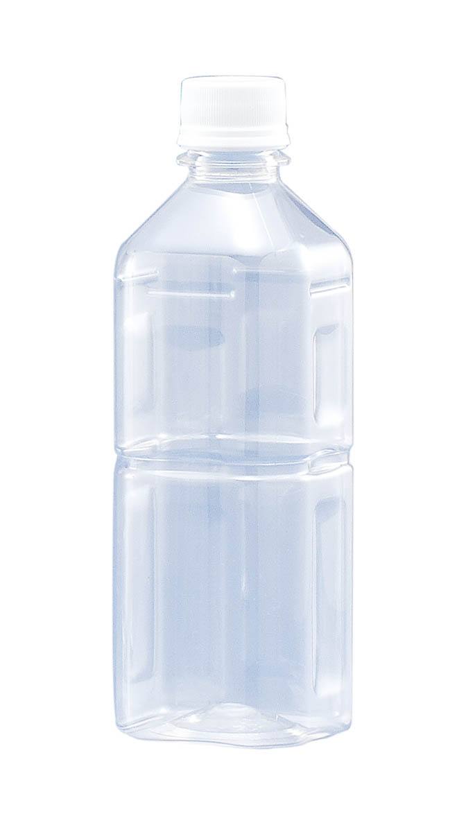ペットボトル 楽天市場】角型 プラスチック ペットボトル 500mL 4本組