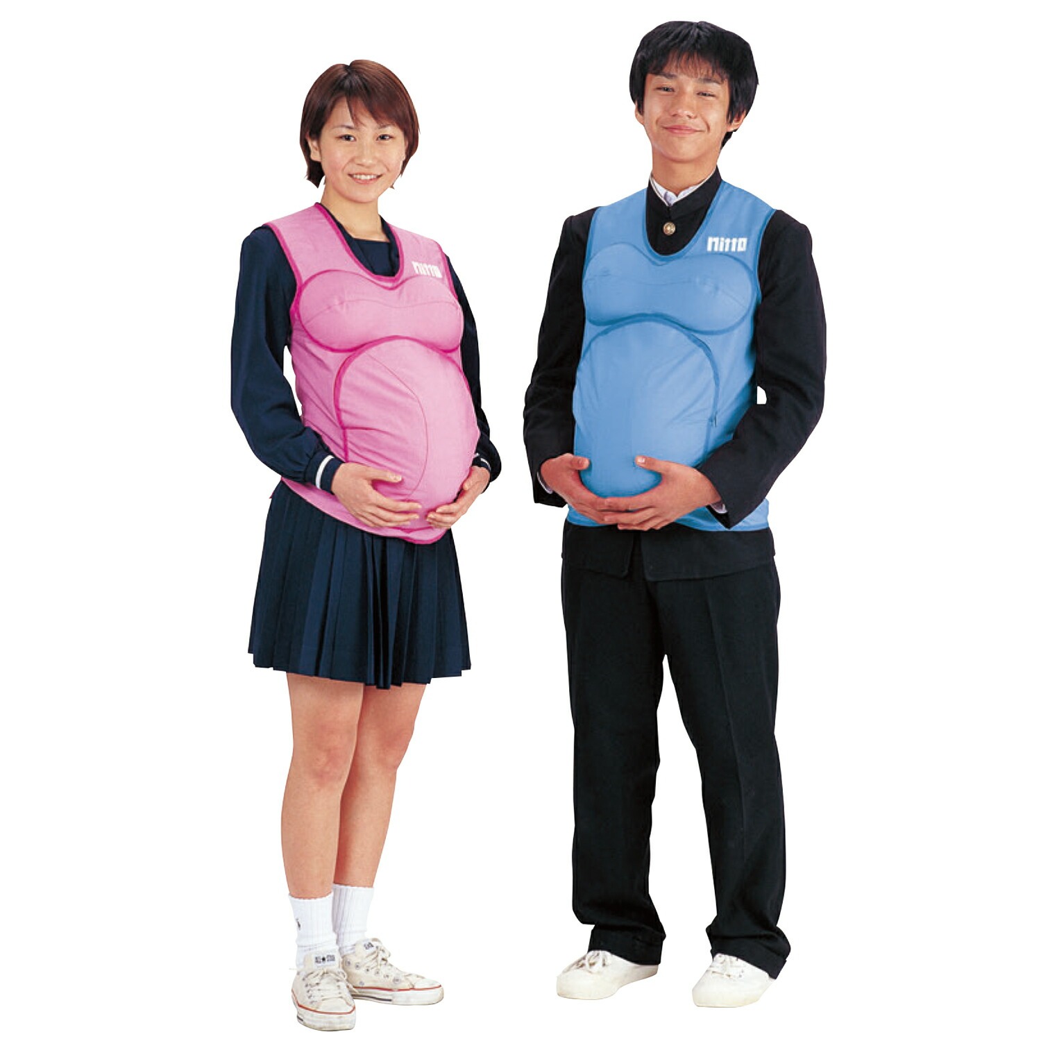 妊婦くぐり抜ける 上衣真似形 妊婦くぐり抜ける教材 日陶科学の科目 サクラ色／青碧 ※色選りすぐる※
