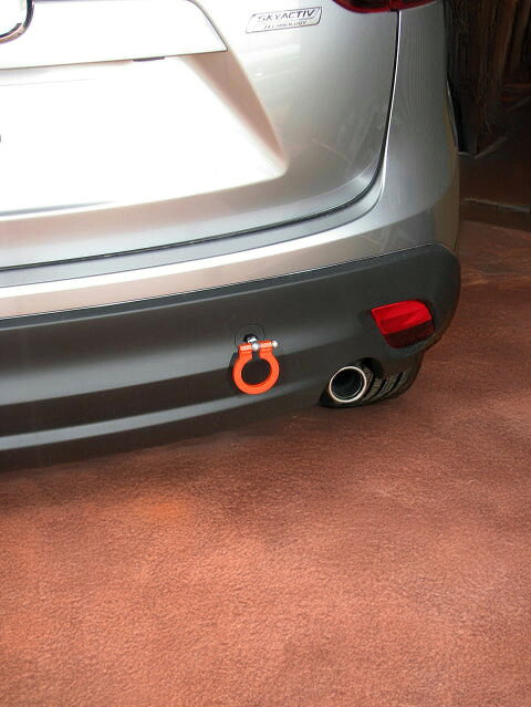[牽引フック]KE# CX-5_H24/2～H29/2(リア)用レーシングフック(可倒タイプ)