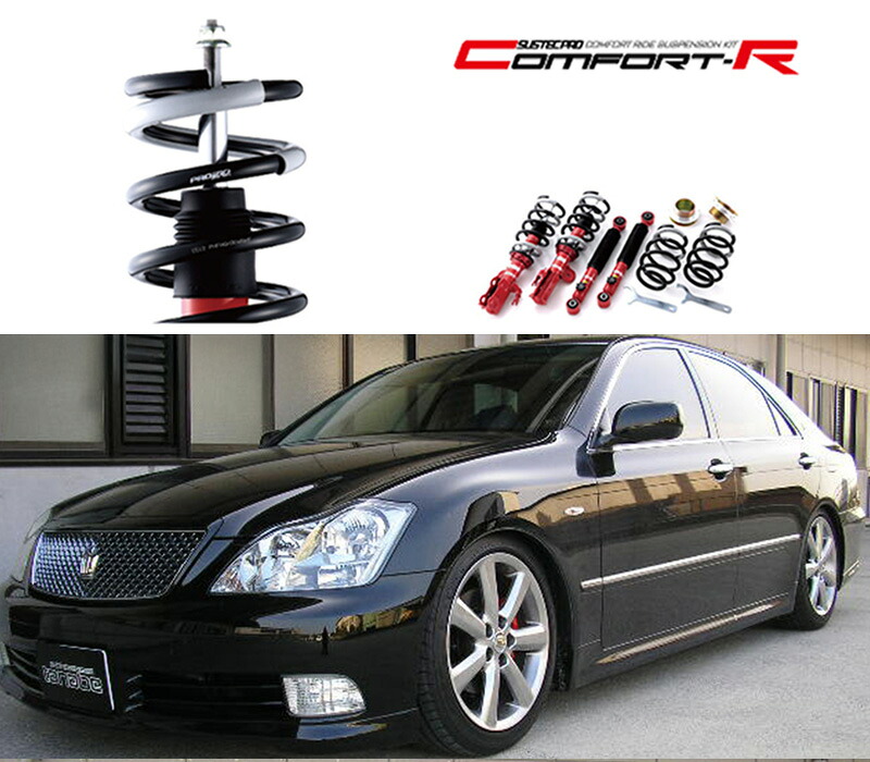 [tanabe×SUSTEC PRO CR]GRS182 クラウン(2WD_3000 NA_H15/12～H20/2)用車高調キット[CRGRS182K]
