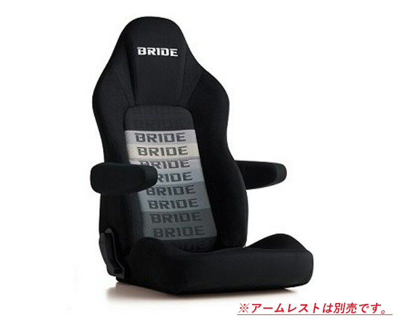 [BRIDE]STREAMS CRUZ 正規ブリッドセミバケシート_グラデーションロゴ(シートヒーターなし)[保安基準適合]