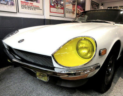 旧車S30/GS30 日産 フェアレディZ用　透明ヘッドライトカバー　黒ゴム縁 S30Z ヘッドライトカバー S30 フェアレディZ Gノーズ用 ヘッド