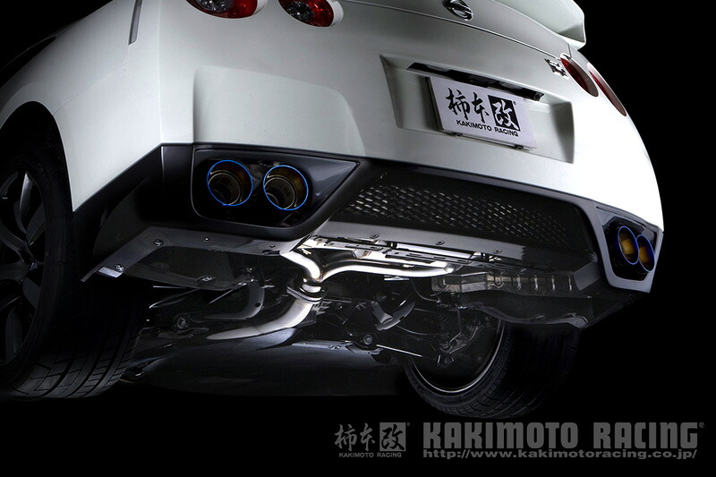 [柿本_改]CBA-R35 GT-R(VR38DETT / 3.8 / T-Turbo_H19/12～H20/12)用マフラー[カスタムマフラー][NCO383][車検対応]