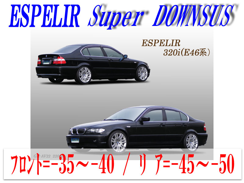[ESPELIR]AV22 BMW 320i(E46_2WD 2.2L)用スーパーダウンサス