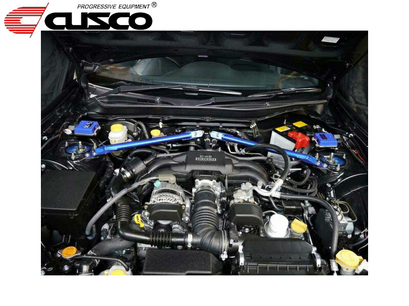[CUSCO]ZC6 BRZ(エンジンルーム)用パワーブレース(ターンバックル調整なし)【965 492 ERB】