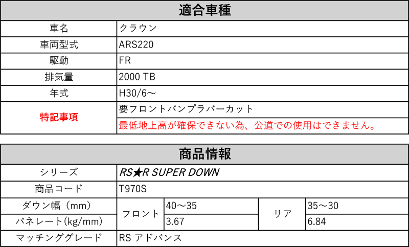 Rs R Rs R Super Down Ars2 クラウン Rsアドバンス 2wd 00 Tb H30 6 用競技専用ダウンサス T970s Magazinpegas Cz