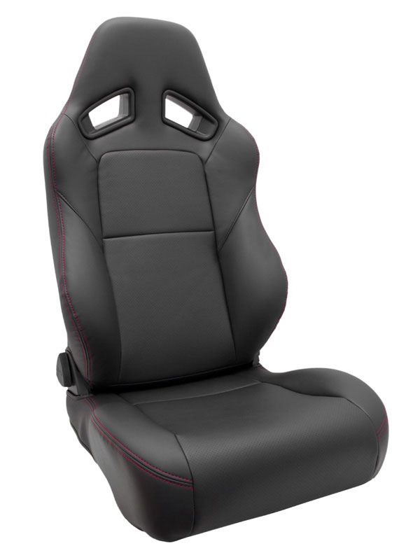 [JADE]RECARO SR-7F KK100(～2016年モデル)用シートカバー(ブラック&times;レッドステッチ)｜シート・レール専門ユニプロ