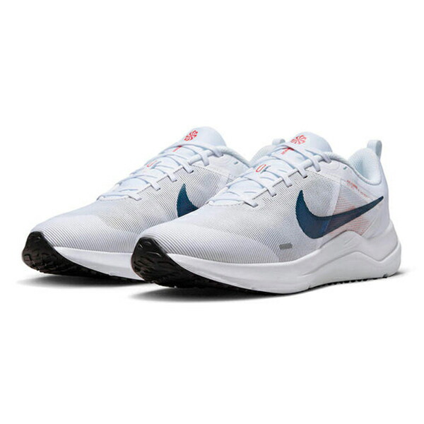 ナイキランニングシューズ ダウンシフター 12 Dd9293 ホワイト ヴァレリアンブルー ライトクリムゾン ブラック メンズ ランニングシューズ 最大67 オフ