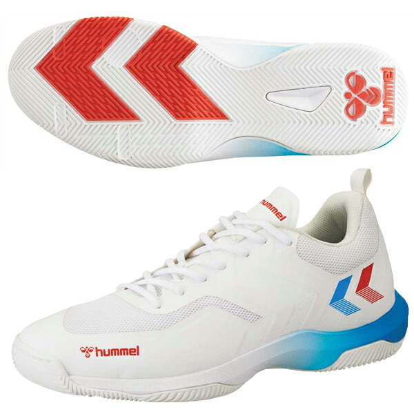 ヒュンメル hummel レジェンドフライ 6.0 ホワイト&times;レッド has8042 1020 インドアシューズ ハンドボール メンズ 室内用 ハンドボールシューズ｜ユニオンスポーツ　店