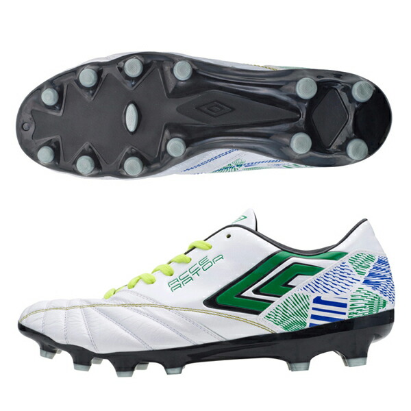 Umbro ACCERATOR サッカースパイク ホワイト/ゴールド umbro アクセレイター SJ 2 ホワイト×ネイビー×ゴールド 【UMBRO