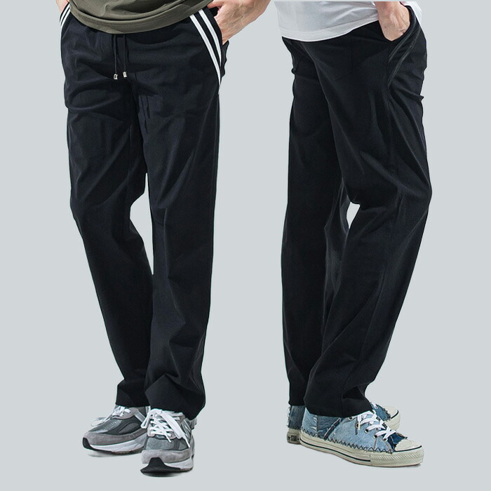 RESOUND CLOTHING リサウンドクロージング EDGE NYLON SEMI WIDE PT RC40-ST-014WT BKWH BKBK メンズ ナイロンズボン下 セミワイドパンツ イージーパンツ 伸ばすこと伸び伸びする ルーズシルエット 心地好い 好いたらしいめ 流行り物 成年者コーデ 分かりやすい 無地 春 夏 秋 町青少年