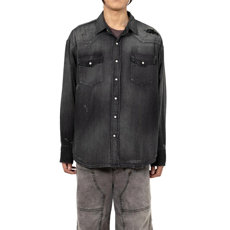 KAMIYA カミヤ G14BL033 BORO Duck Zip Parka イエロー メンズ アウター パーカー フード付きブルゾン 2025年春夏 送料無料｜ユニークジーンストア