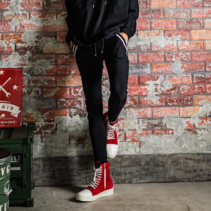 RESOUND CLOTHING リサウンドクロージング BASIC-ST-014 REDGE NYLON PT NYLONBKWH メンズ ラインパンツ 2025年春夏 送料無料