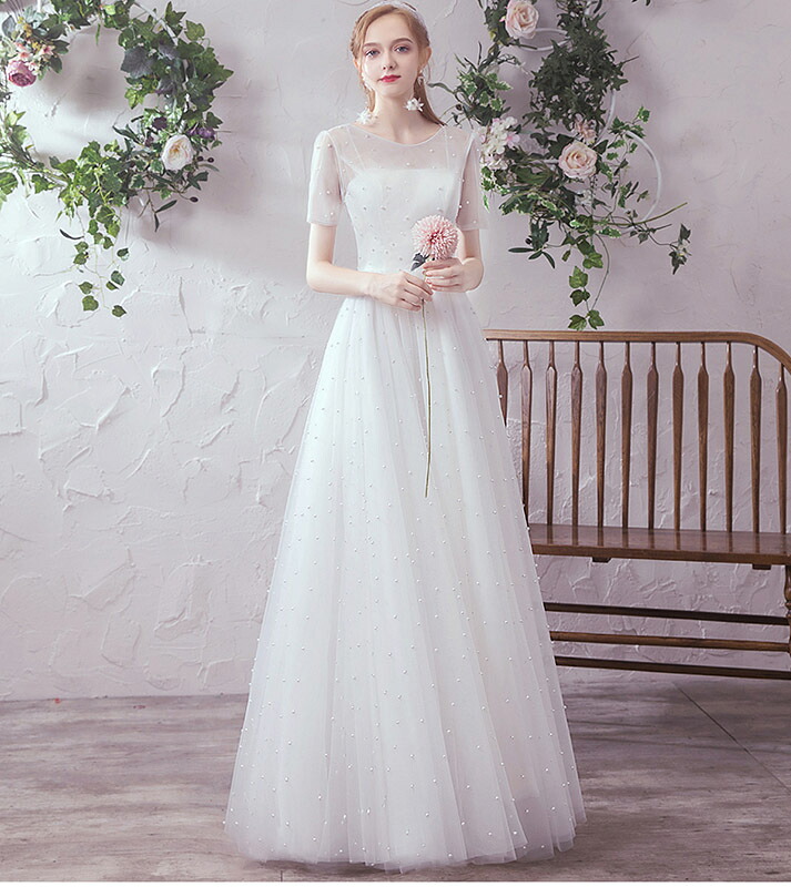 本物の商品 海外挙式 花嫁 ウェディングドレス 二次会 前撮り フォト リゾートドレス 結婚式 ブライダル パーティードレス 高級感 ワンピース ビーチフォト後撮り セミオーダー 大きい 小きい 海外挙式 ウェディングドレス 半袖 花嫁 大きい 海外挙式 リゾート ロング