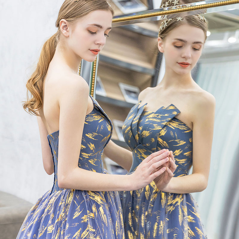 格安 カラードレス ブルー 演奏会 ロングドレス パーティードレス 結婚式 花嫁 フォーマルドレス 二次会 イブニングドレス 発表会 Aラインドレス コンサート セミオーダー 編み上げ 超特価激安 Inquiport Net