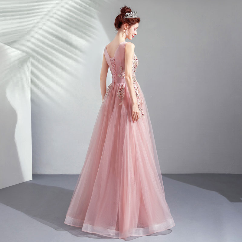 完売 楽天市場 ロングドレス カラードレス ピンク パーティードレス 花嫁 結婚式 ウェディングドレス 二次会ドレス イブニングドレス ｖカット お呼ばれ 大きいサイズ ステージ衣装 演奏会 お花嫁ドレス ノースリーブ 姫系 セミオーダー 編み上げ Unique Weddings