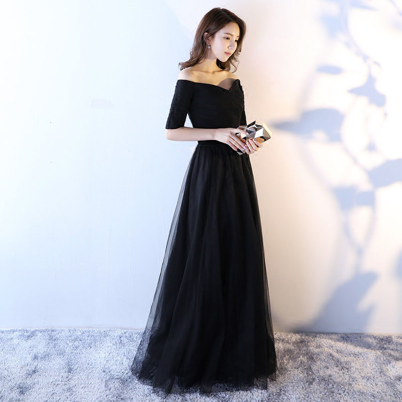 史上最も激安 楽天市場 ロングドレス 半袖 演奏会 カラードレス ブラック 花嫁 カクテルドレス 結婚式 上品 パーティードレス 黒 二次会 イブニングドレス お呼ばれ 海外挙式 お嬢様 優雅 淑女 綺麗 海外撮影 発表会 コンサート 大き 小きい セミオーダー 編み上げ