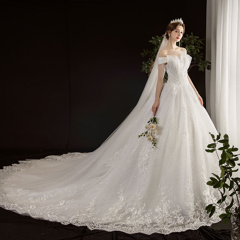 ウェディングドレス 代30代40代 花嫁 プリンセスライン フォーマルドレス 結婚式 パーティードレス 二次会 ブライダル 演奏会 ロングドレス コンサート ウエディングドレス 結婚式 発表会 謝恩会 披露宴 小きいサイス ウエディングドレス ロングトレーン 二次会