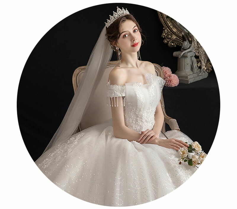ウェディングドレス 代30代40代 花嫁 プリンセスライン フォーマルドレス 結婚式 パーティードレス 二次会 ブライダル 演奏会 ロングドレス コンサート ウエディングドレス 結婚式 発表会 謝恩会 披露宴 小きいサイス ウエディングドレス ロングトレーン 二次会