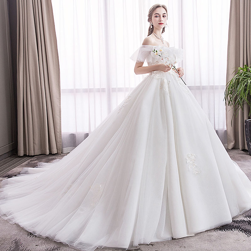 送料込 楽天市場 結婚式 花嫁 ウエディングドレス 二次会 Wedding Dress 上品 ブライダル パーティードレス プリンセス ロングドレス ロングトレーン オフショルダー お嬢様 刺繍 披露宴 海外挙式 写真撮り用 編み上げ Unique Weddings 高質で安価 Www Rvworkshop Com