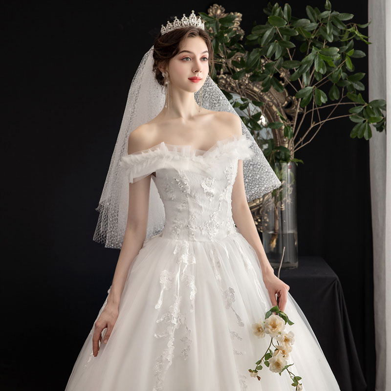 有名ブランド レディースファッション ウエディングドレス Wedding 結婚式 花嫁 ブライダル 挙式 ウェディングドレス Dress セミオーダー 編み上げ フォーマルドレス 二次会 ロングドレス オフショルダー 披露宴