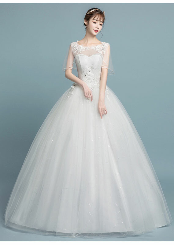 当店一番人気 ウェディングドレス 二次会 花嫁 ウエディングドレス ウエディングドレス ワンピース 二次会 シンプル 編み上げレディースファッション Wedding 上品 花嫁 プリンセス 上品 ブライダルドレス 結婚式 ショール シンプル 後撮り Dress ウエディングドレス