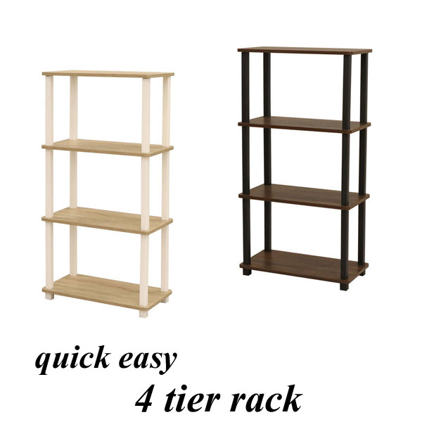 木製3段シェルフ ナチュラルウッド 楽天市場】ウッドラック 3段 天然木 パイン材 可動棚付き