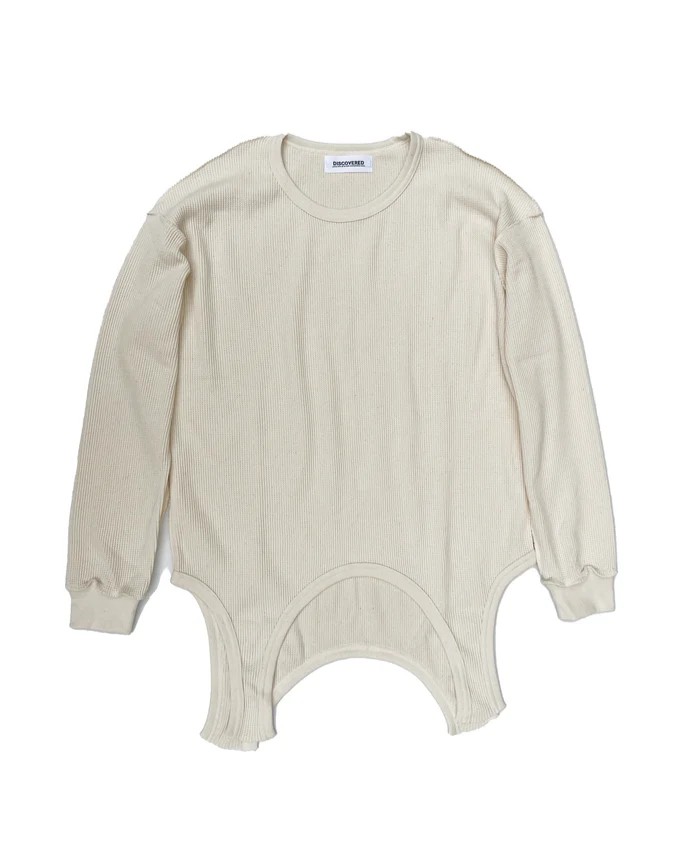 【POINT2倍】【DISCOVERED ディスカバード】 GARTER WAFFLE CUTSEWN