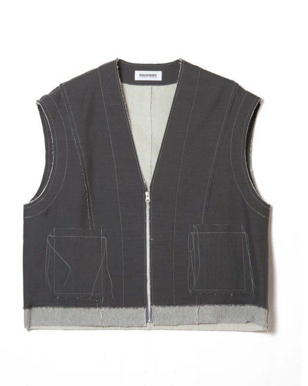 【POINT2倍】【DISCOVERED   ディスカバード】<br>SUITS SWEAT VEST