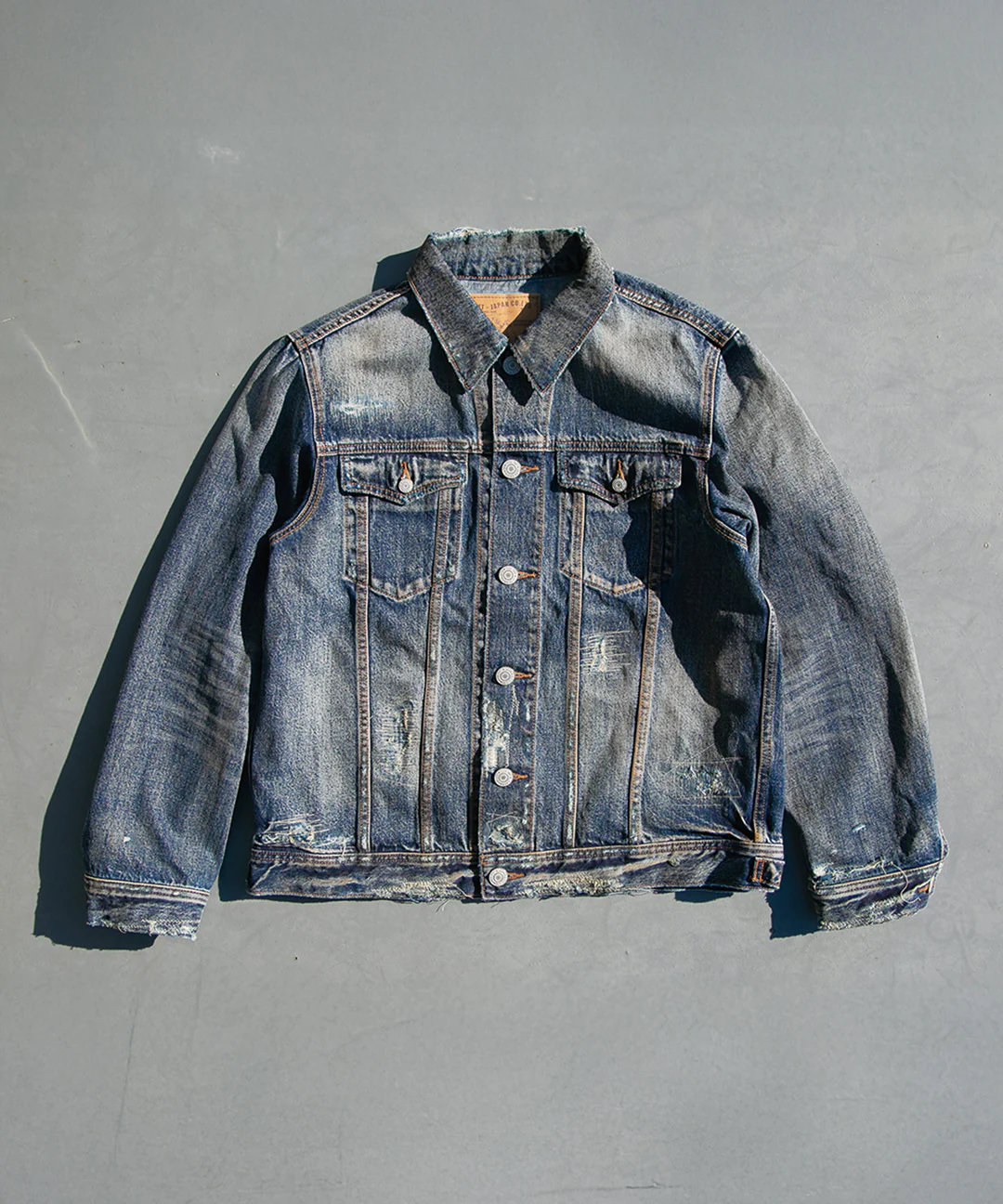 【TMT】12oz SOFT DENIM TRUCKER JACKET（VINTAGE processing.）/TJKS25RE01