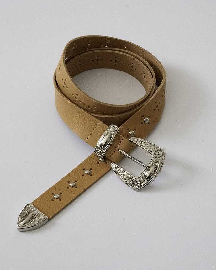 【楽天市場】【POINT2倍】【IROQUOIS/イロコイ】STUDS MEDALLION BELT (2色)：UNIT